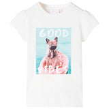 Vidaxl børneshirt 92 ECRU