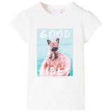 Vidaxl børneshirt 104 ECRU