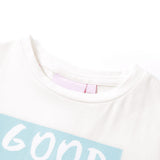 Vidaxl børneshirt 104 ECRU
