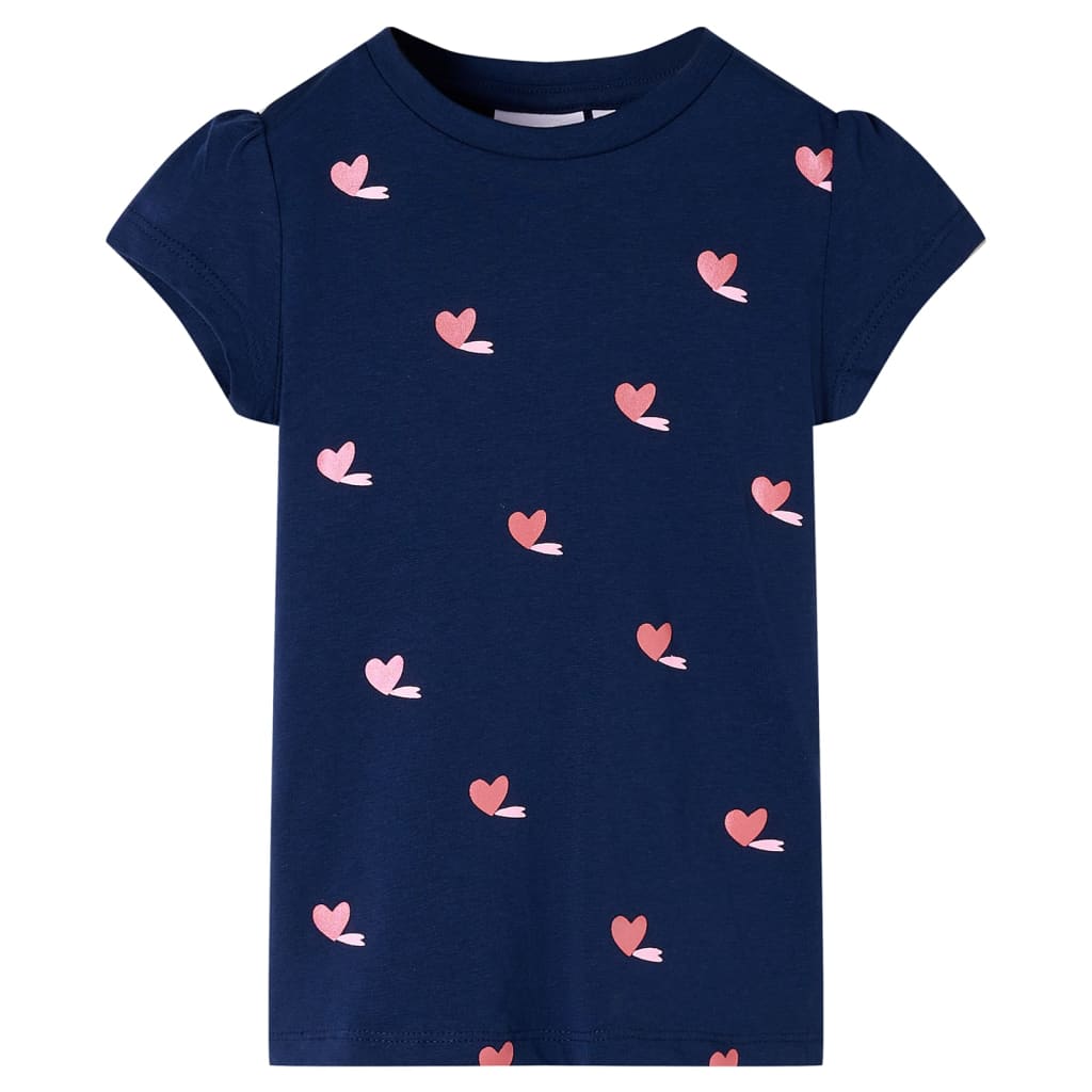 Vidaxl børneshirt 92 marineblå