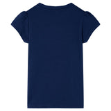 Vidaxl børneshirt 92 marineblå