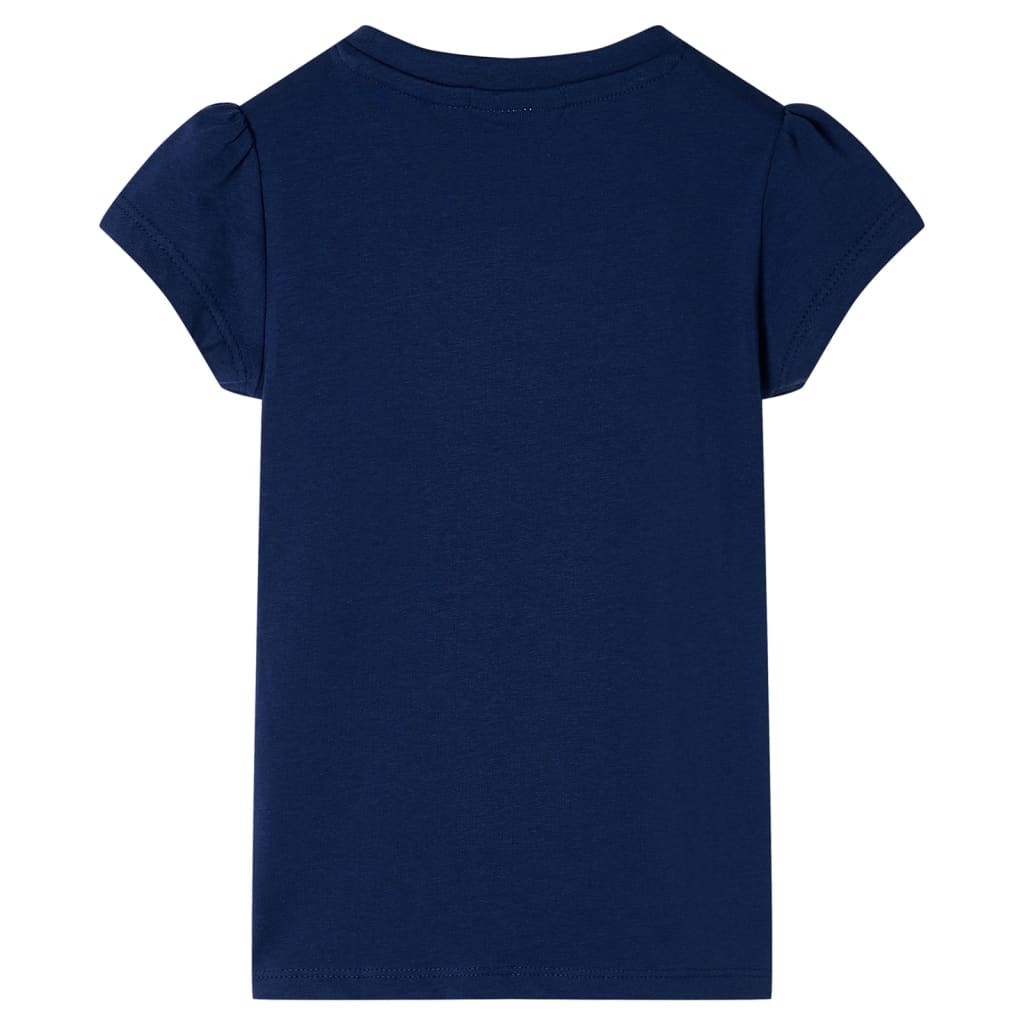 Vidaxl børneshirt 140 marineblå