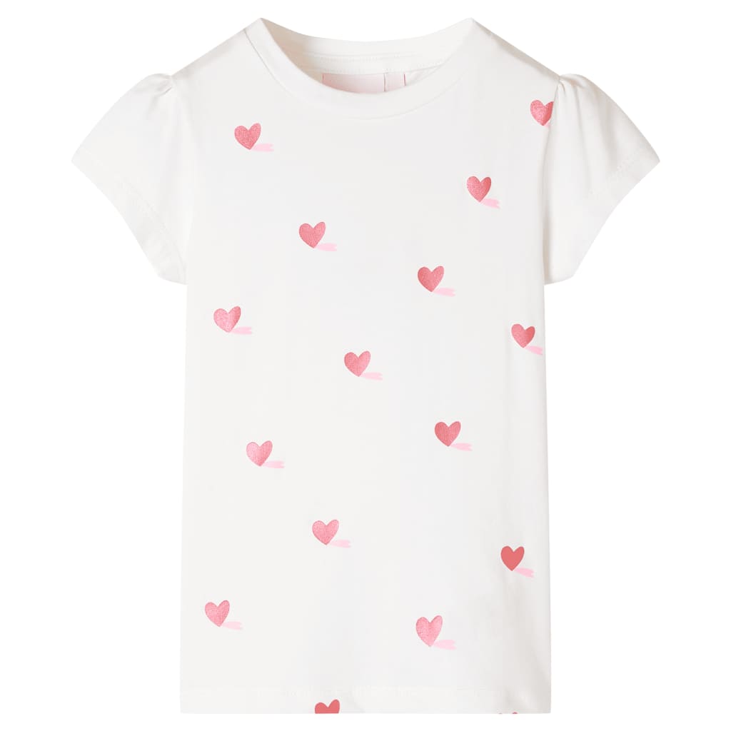 Vidaxl børneshirt 104 ECRU