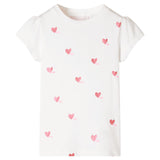 Vidaxl børneshirt 104 ECRU