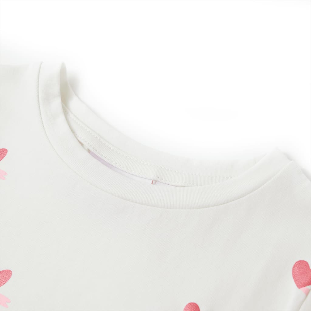 Vidaxl børneshirt 104 ECRU