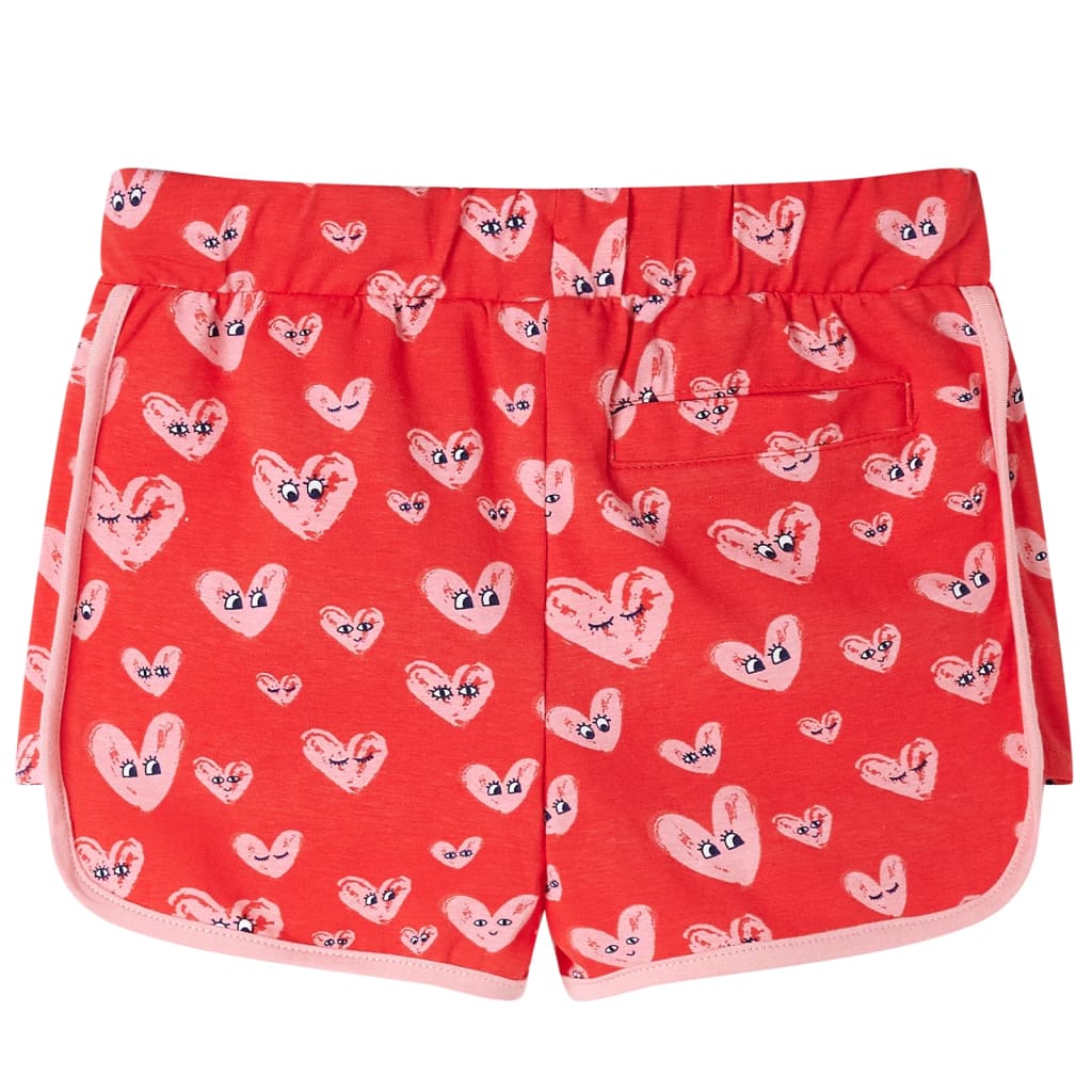 Vidaxl Children's Short with Trekoord 92 Red