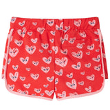 Vidaxl Children's Short with Trekoord 92 Red
