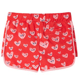 Vidaxl dětský krátký s Trekoord 104 Red