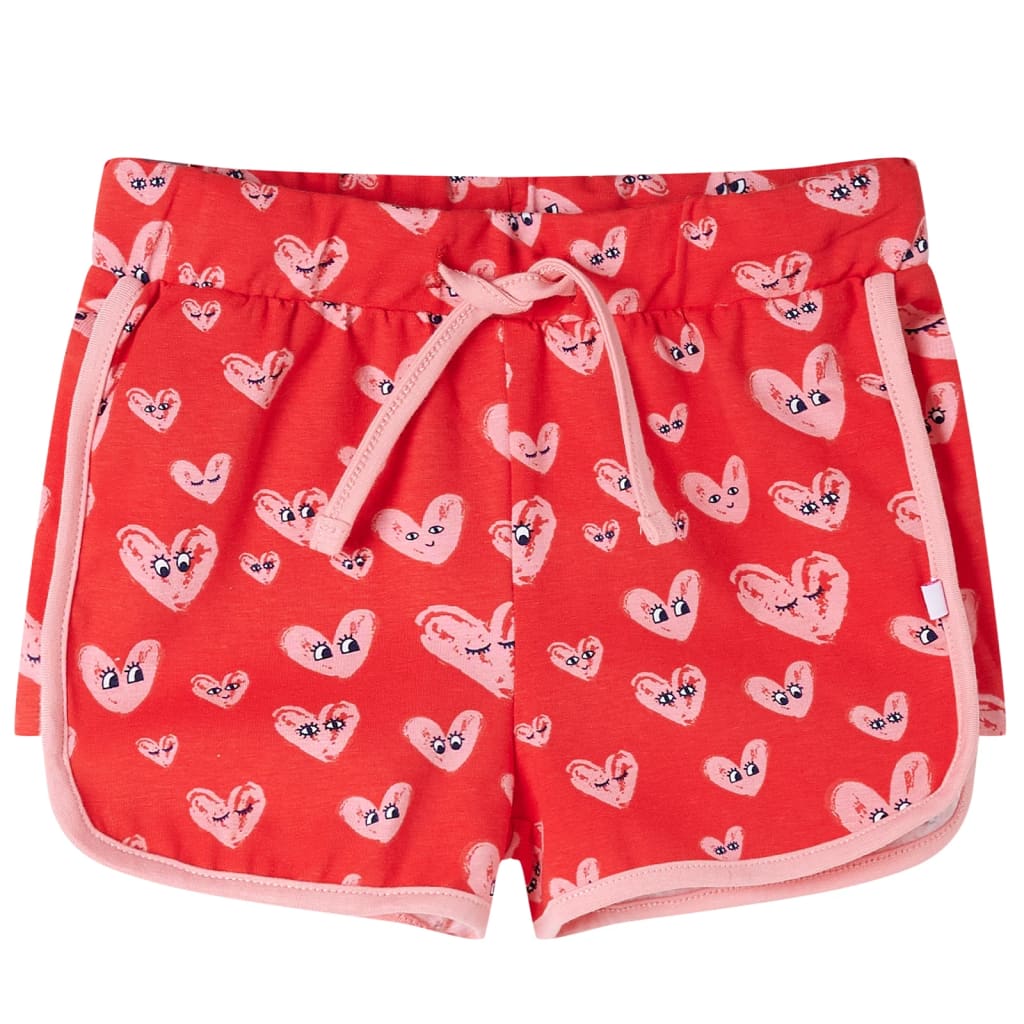 Vidaxl Children's Short with Trekoord 128 Red