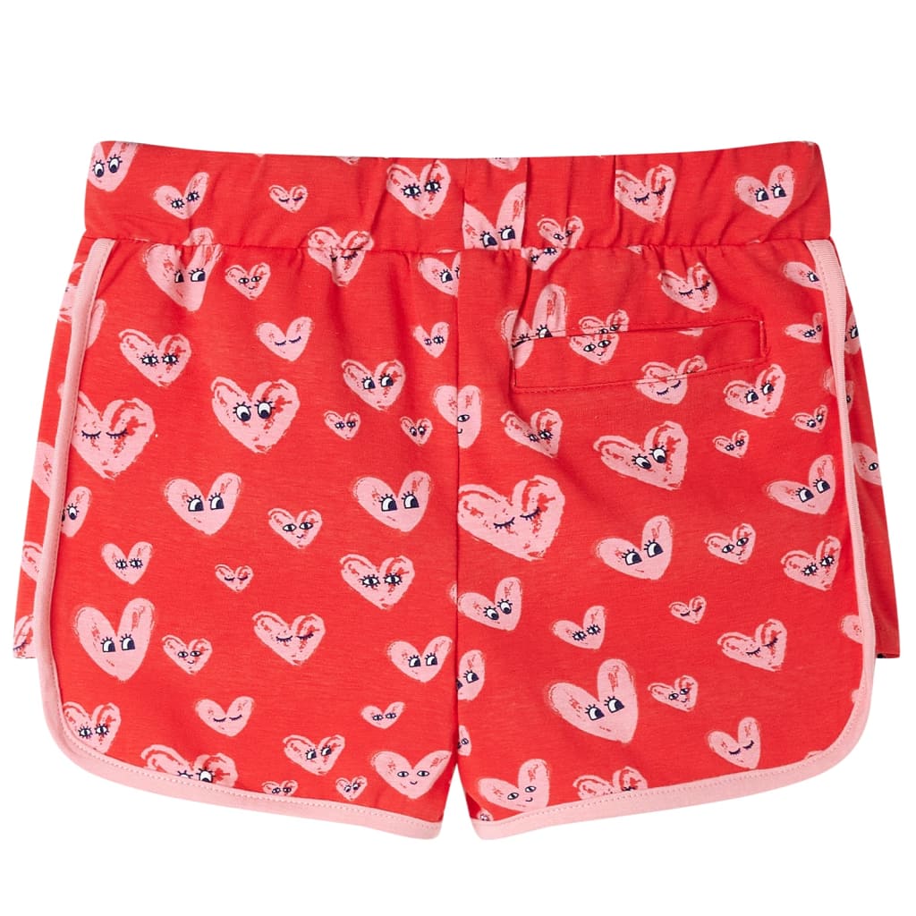 Vidaxl Children's Short with Trekoord 128 Red