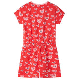 Vidaxl Children's Jumpsuit 92 Red
