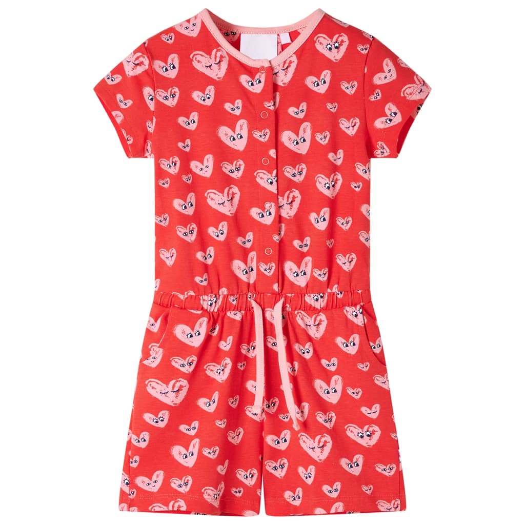 Vidaxl Children's Jumpsuit 104 Red