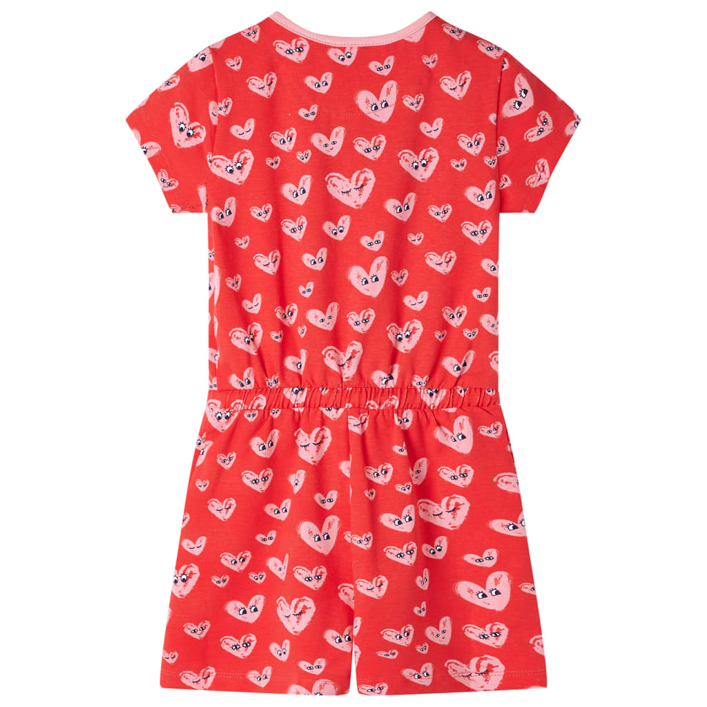 Vidaxl Children's Jumpsuit 104 Red