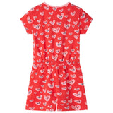 Vidaxl Children's Jumpsuit 104 Red