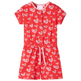 Vidaxl Children's Jumpsuit 116 Red