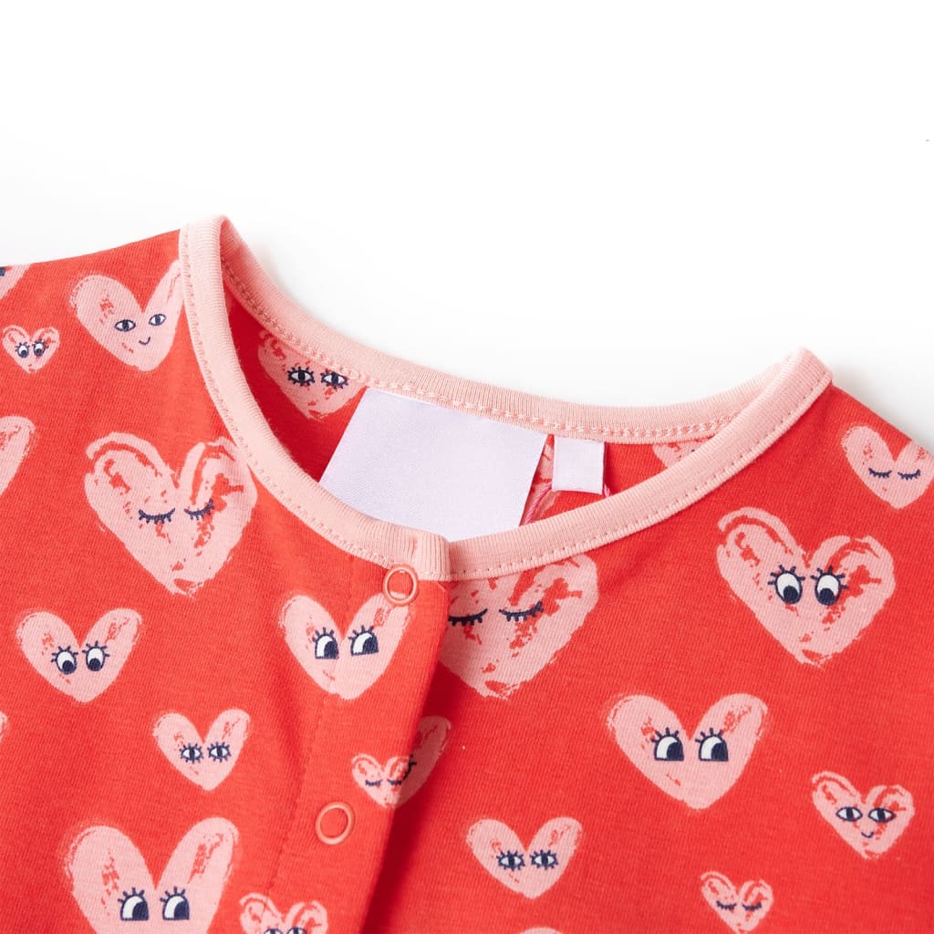 Vidaxl Børns jumpsuit 128 rød