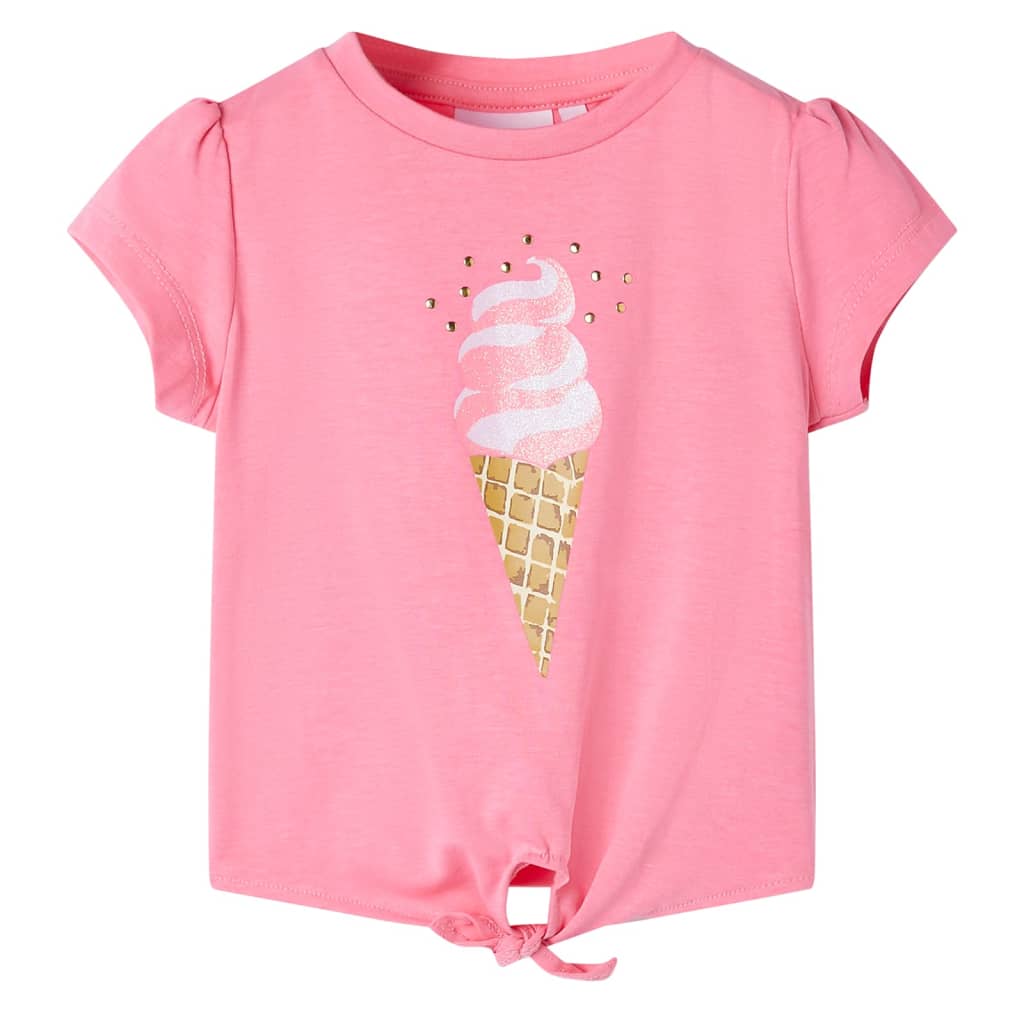 Vidaxl Children's shirt 104 Fluorescent bright pink