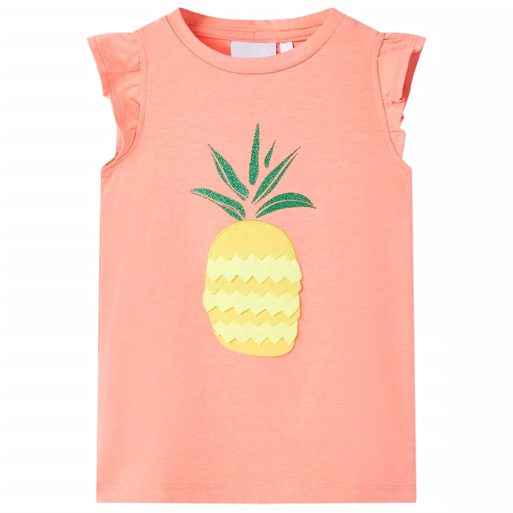 Vidaxl Children's shirt 92 Neonkoraal