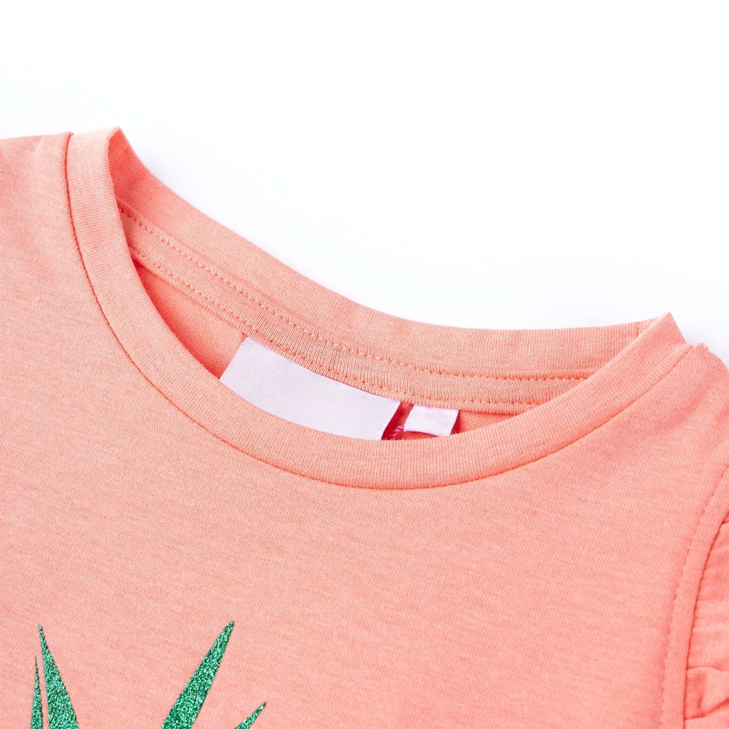 Vidaxl Children's shirt 92 Neonkoraal