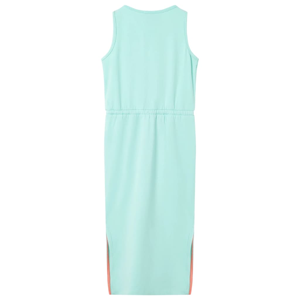 Vidaxl Children's dress with drawstring 116 light mint