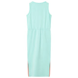Vidaxl Children's dress with drawstring 116 light mint