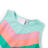 Vidaxl Children's dress with drawstring 116 light mint