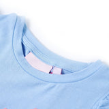 Vidaxl Children's shirt with ruffles on the sleeves 140 light blue