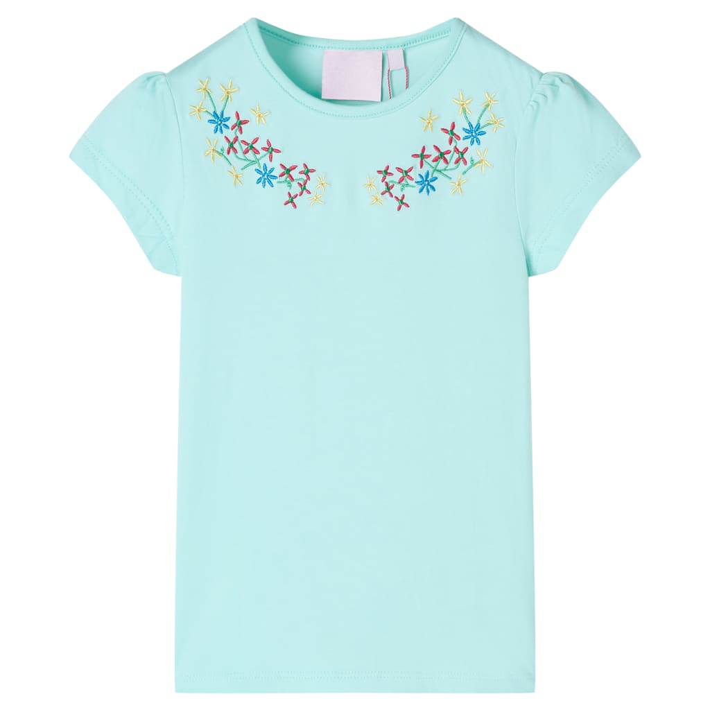 Vidaxl Dětská košile 92 Light Sea Blue