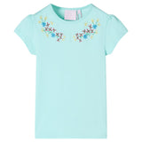 Vidaxl Dětská košile 92 Light Sea Blue