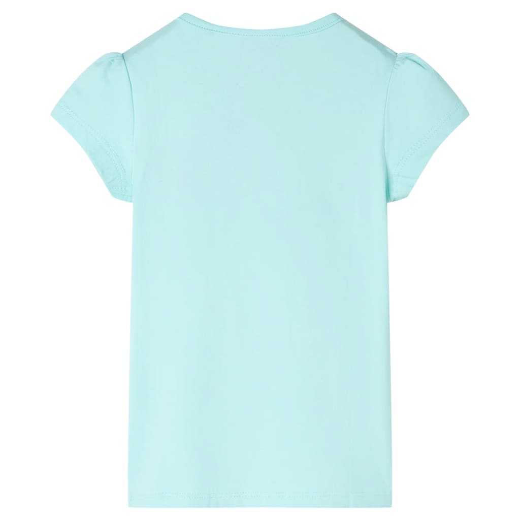 Vidaxl Dětská košile 128 Light Sea Blue
