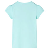 Vidaxl Dětská košile 128 Light Sea Blue