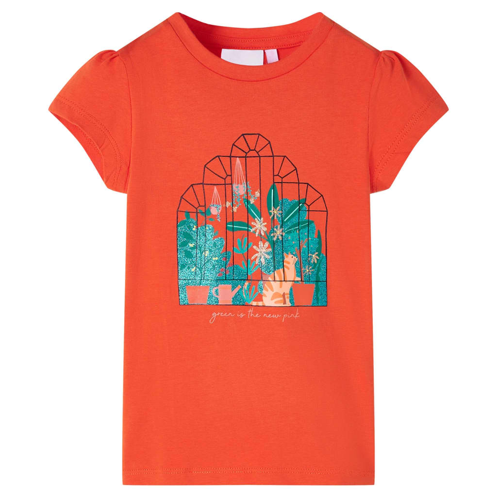 Vidaxl Children's shirt 128 Donkeroranje