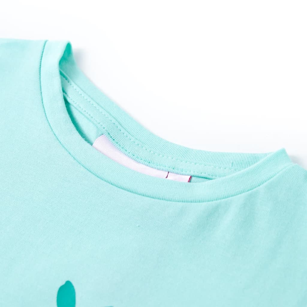 BIDAXL BARNS SHIRT 104 Lätt mynta färgad