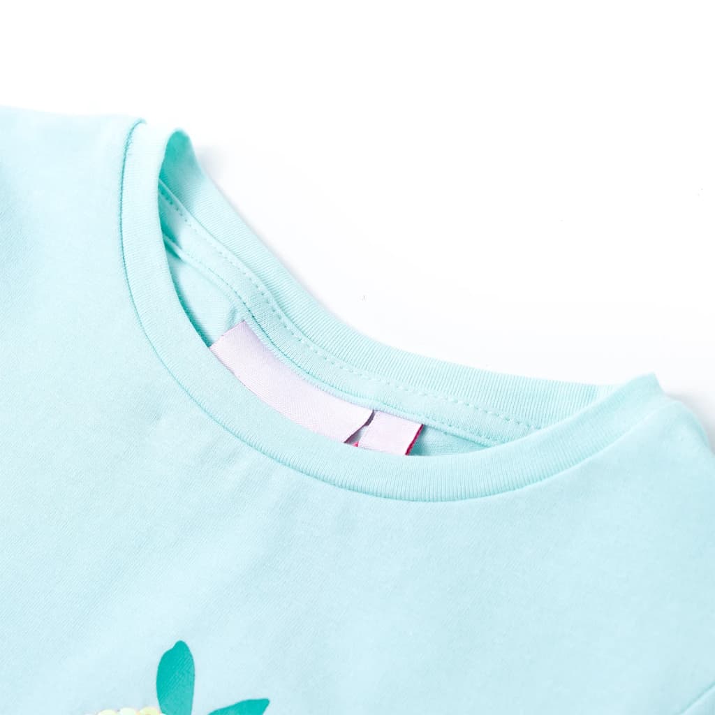 Vidaxl Dětská košile 92 Light Sea Blue