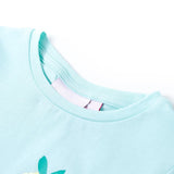 Vidaxl Dětská košile 92 Light Sea Blue