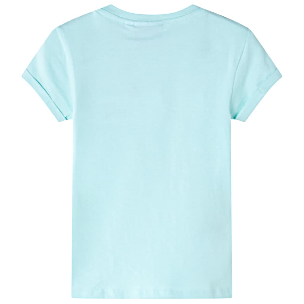 Vidaxl Dětská košile 128 Light Sea Blue