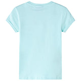 Vidaxl Dětská košile 128 Light Sea Blue