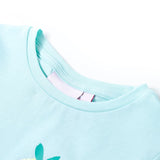 Vidaxl Dětská košile 128 Light Sea Blue
