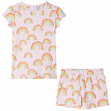 Vidaxl Children's pajamas with short sleeves 104 soft pink