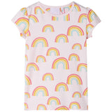 Vidaxl Children's pajamas with short sleeves 140 soft pink