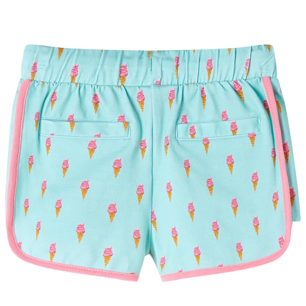 Vidaxl Barns shorts med Trekoord 104 Light Mint -färgad