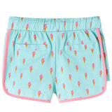 Vidaxl Barns shorts med Trekoord 104 Light Mint -färgad