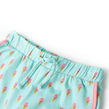 Vidaxl Barns shorts med Trekoord 104 Light Mint -färgad