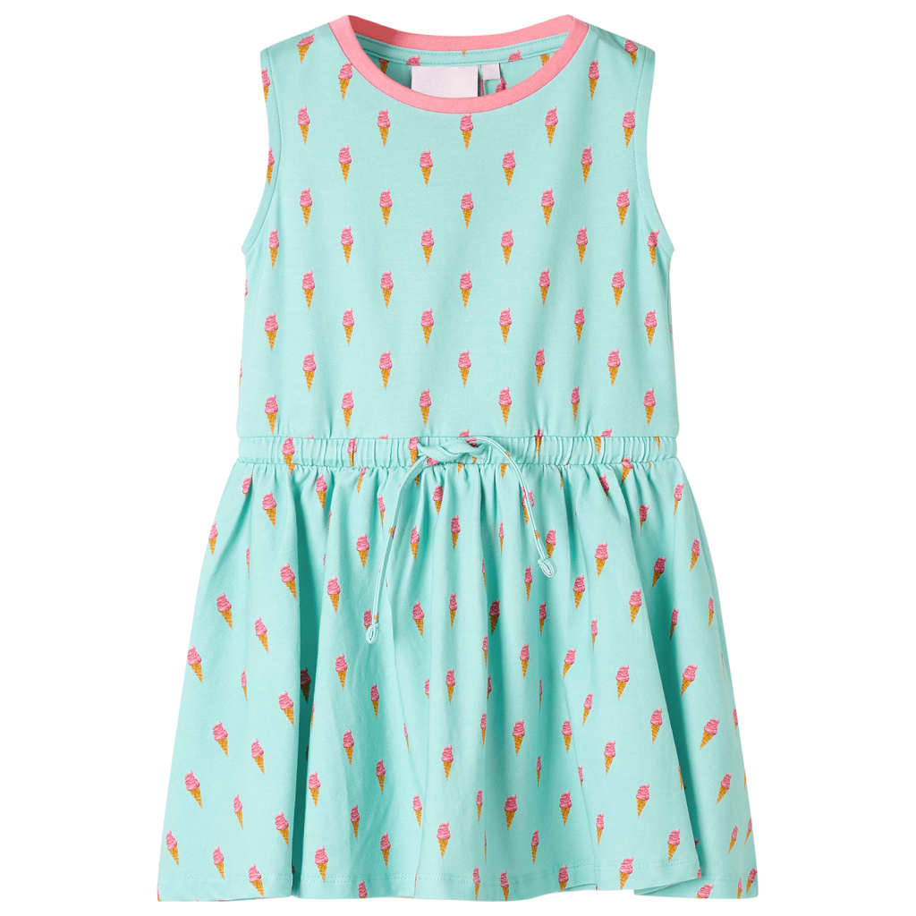 Vidaxl Robe pour enfants avec cordon de cordon 140 Light Mint