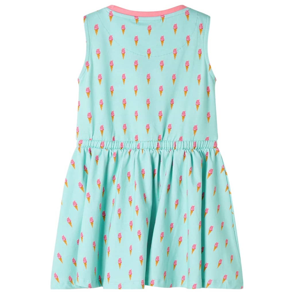 Vidaxl Robe pour enfants avec cordon de cordon 140 Light Mint