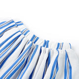 Vidaxl Barnkjol 92 Cobalt Blue and White