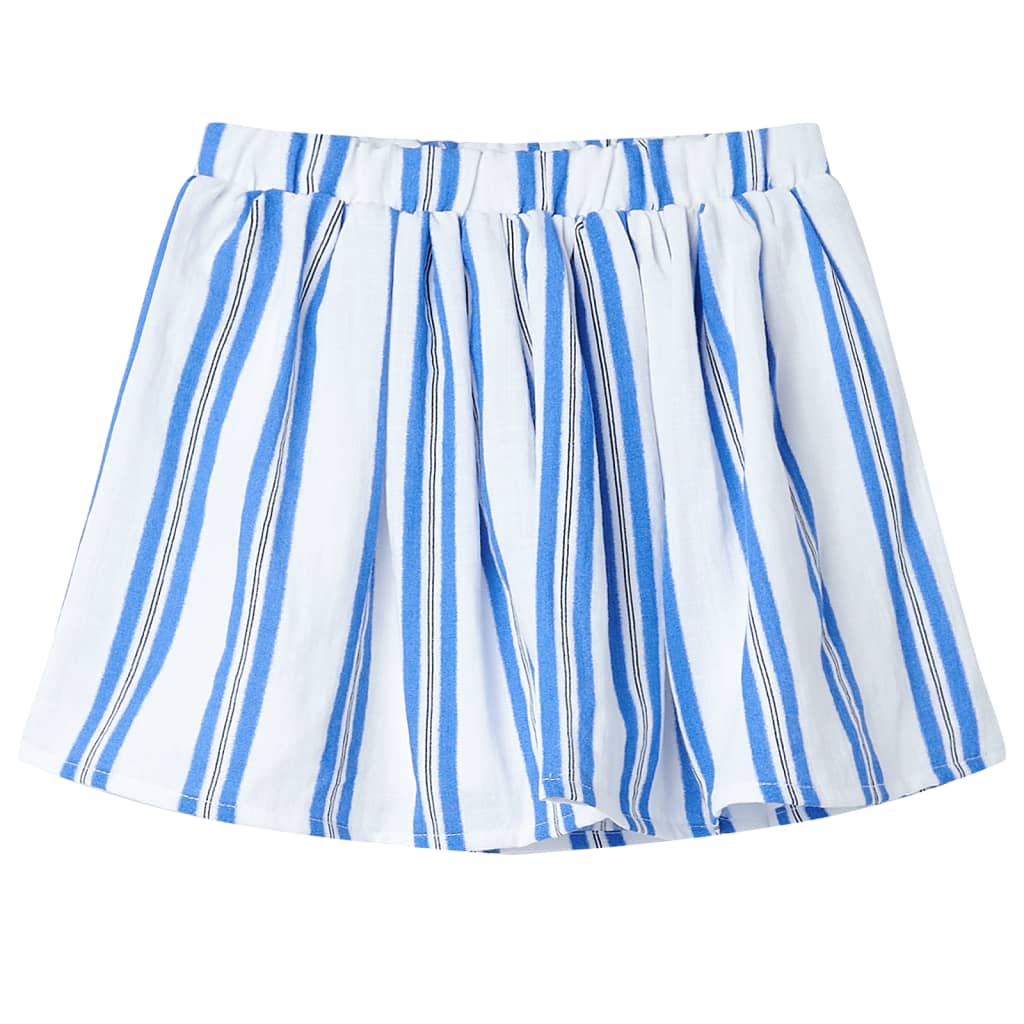 Vidaxl children's skirt 104 cobalt blue and white