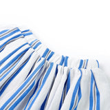Vidaxl children's skirt 104 cobalt blue and white