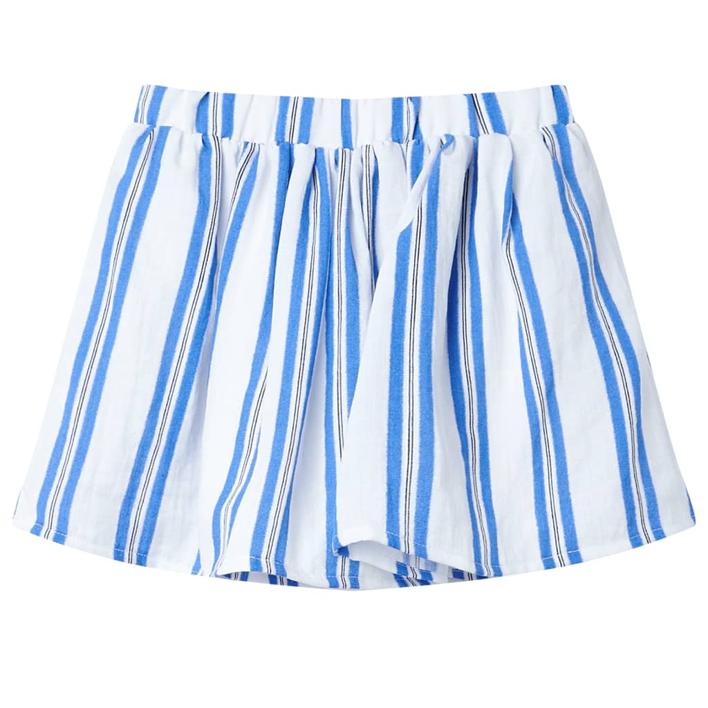 Vidaxl children's skirt 116 cobalt blue and white
