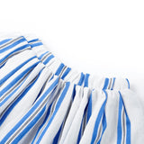 Vidaxl children's skirt 116 cobalt blue and white